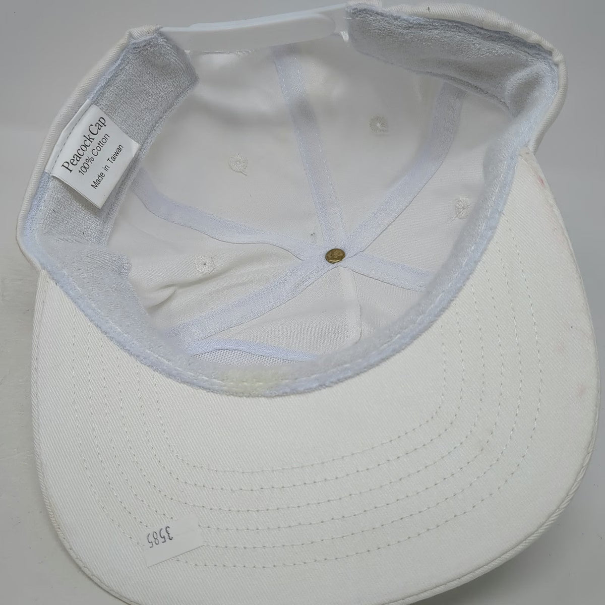 Peacock Cap 50 Years Ago A Star Was Born 5 Panel White Hat One Size Snapback