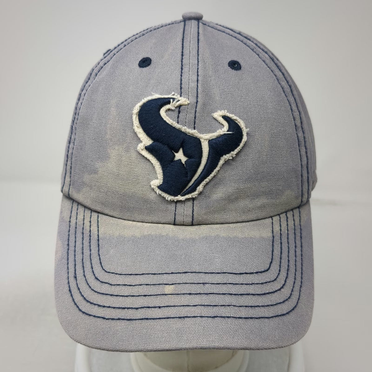 '47 Houston Texans NFL Gray One Size Cap Distressed Logo Patch Slideback Hat