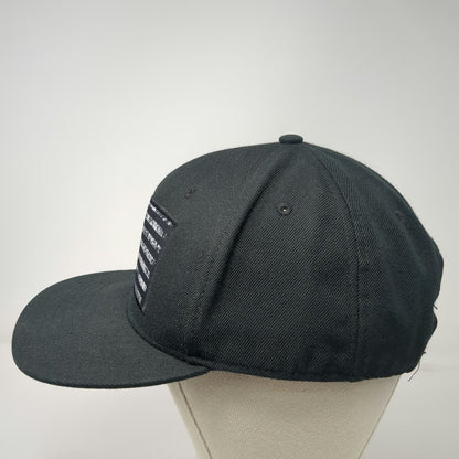 Zero Tolerance Snapback Hat Black One Size ZT American Flag Logo Patch Knife