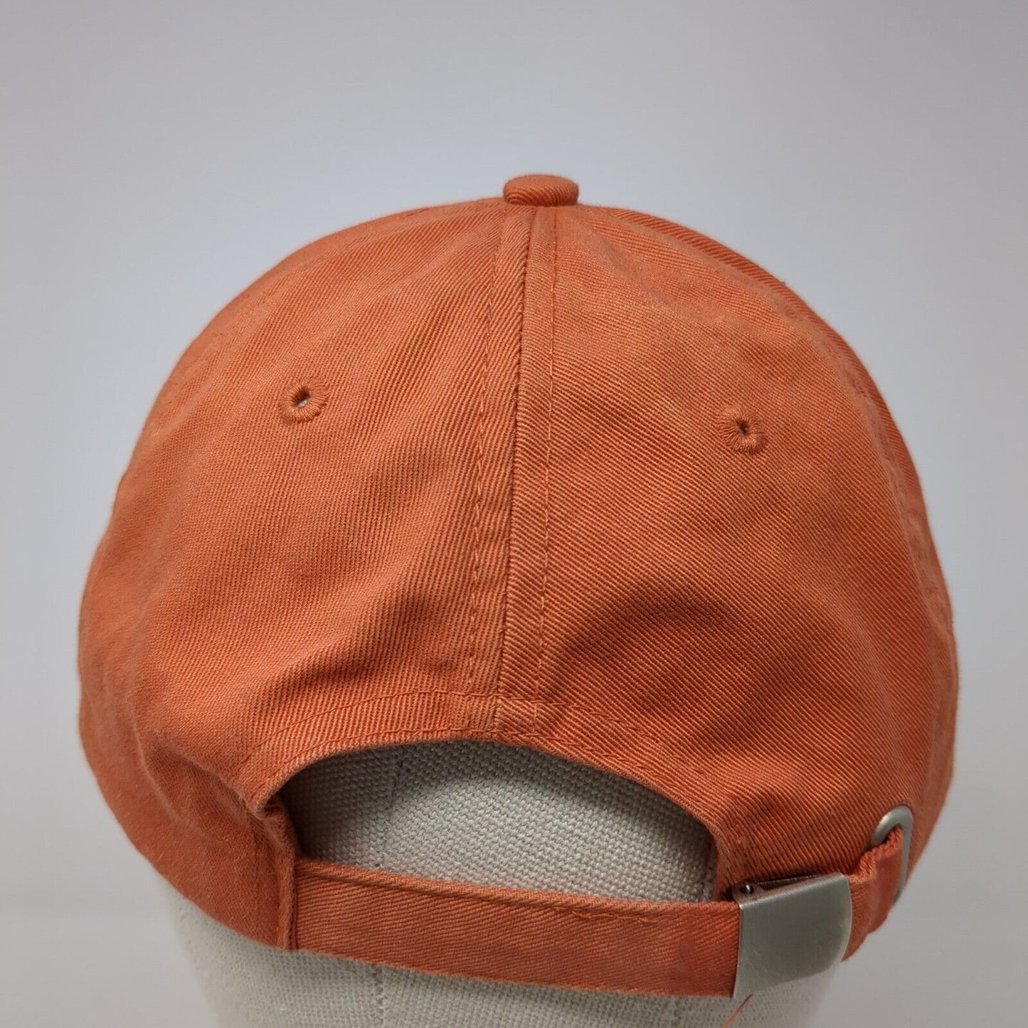 Faded Glory Slideback Hat Orange One Size Adjustable Sequin 6 Panel