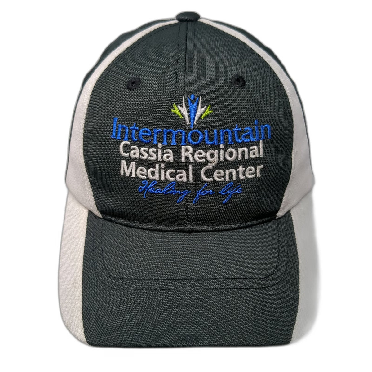 Sport-Tek Baseball Cap Black White One Size Intermountain Medical Center Hat
