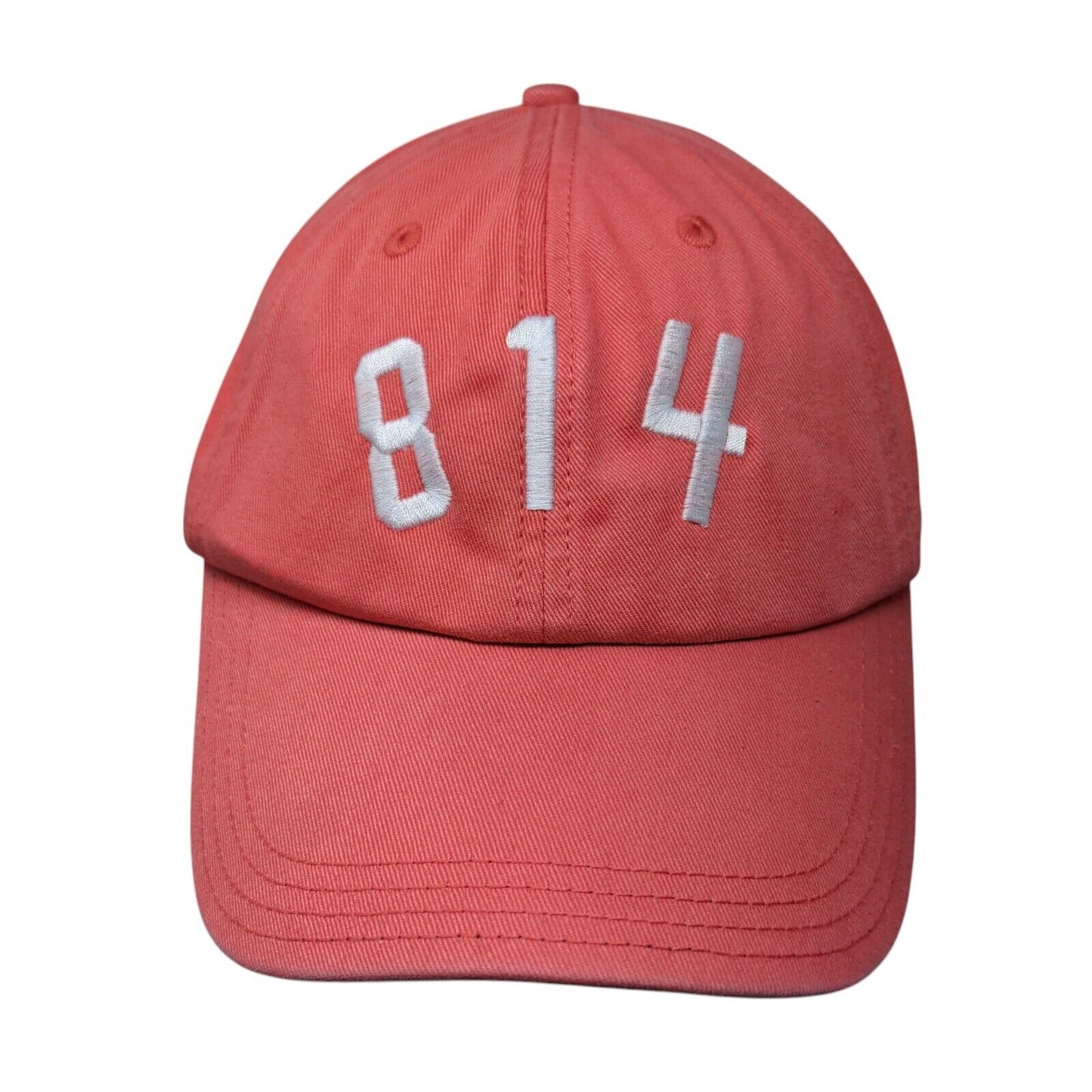 Number 814 Slideback Hat Pink OSFA Adjustable Embroidered Alternative W/Tags