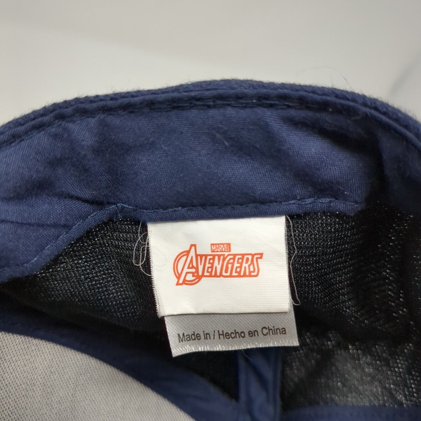 Captain America Snapback Hat Blue One Size Adjustable 6 Panel Marvel Avengers