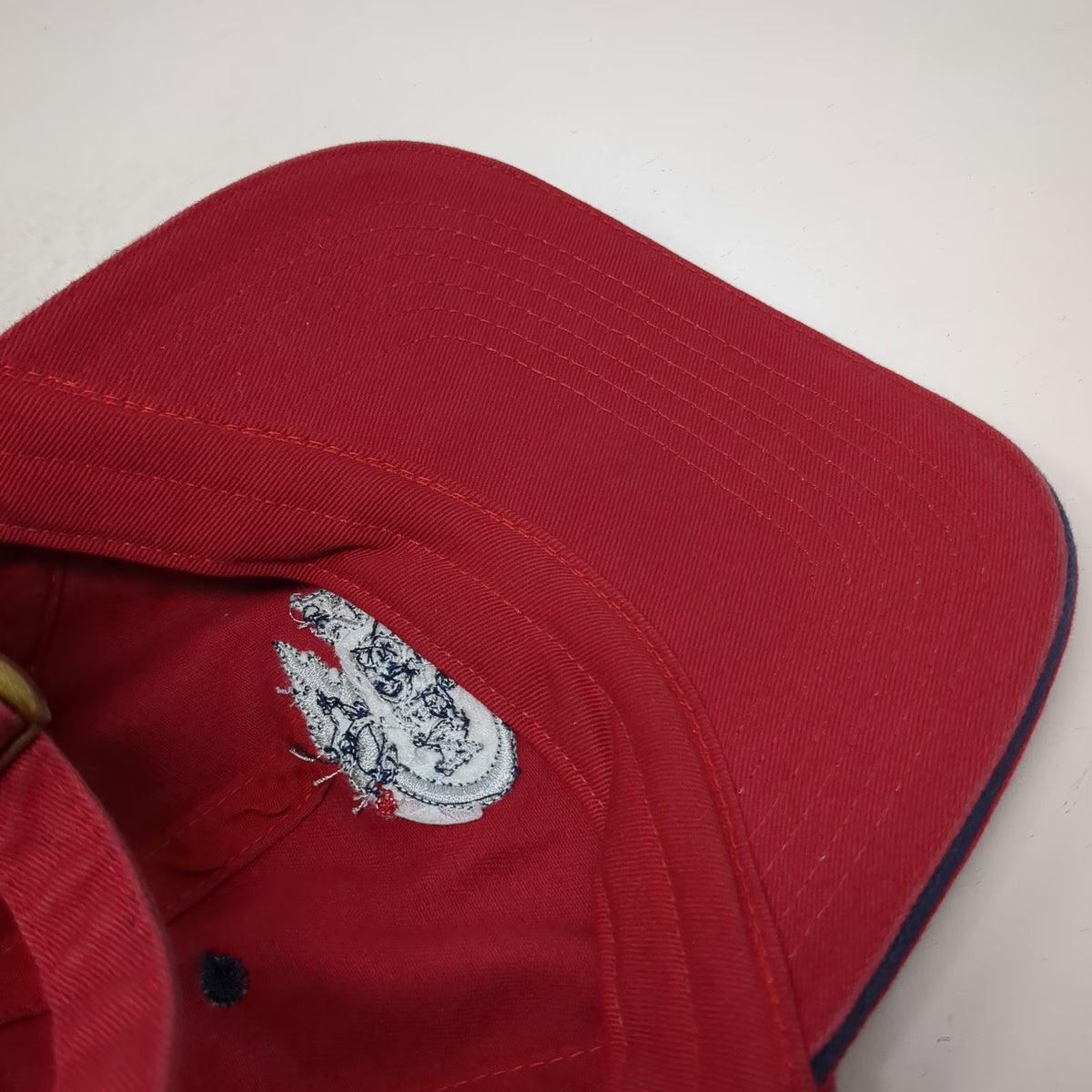 Red One Size Baseball Cap 2013 US Open Tennis Logo Hat Slideback Blue White Gray