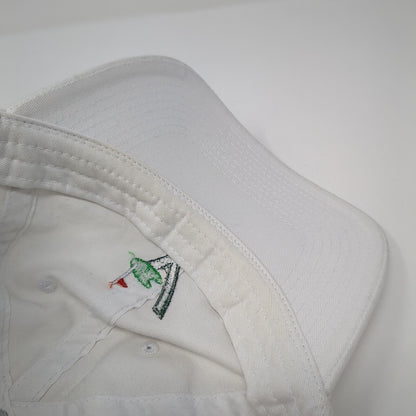 Village Green Golf Course Slideback Hat White One Size Adjustable Fahrenheit