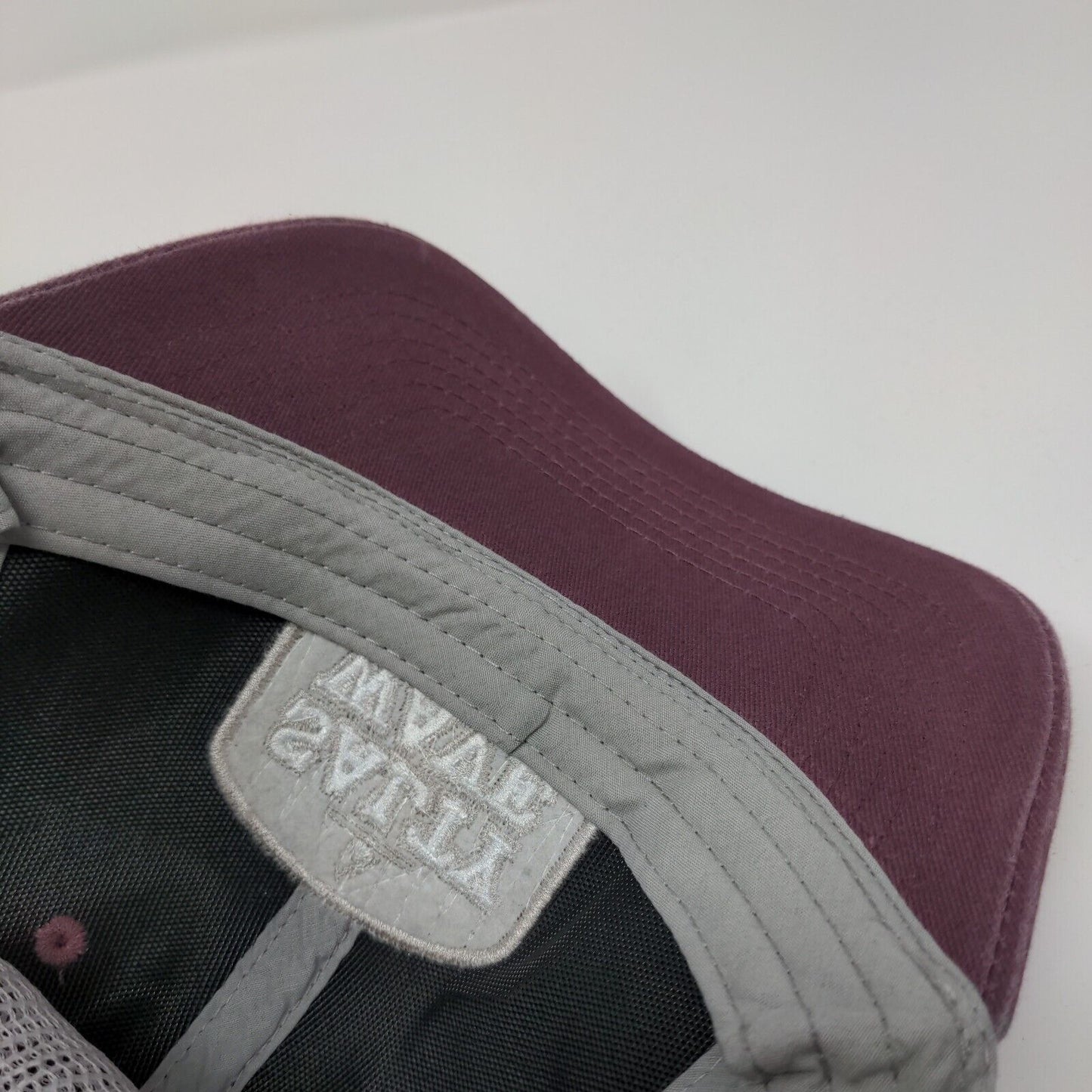 Salty Wave Snapback Trucker Hat Red OSFA Mesh Back Tsunami Surf Shop