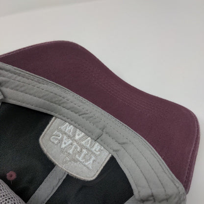 Salty Wave Snapback Trucker Hat Red OSFA Mesh Back Tsunami Surf Shop