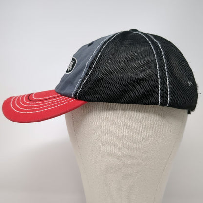 K-Products Baseball Cap Gray Red OSFM Western Trailers Semi Truck Mesh Logo Hat