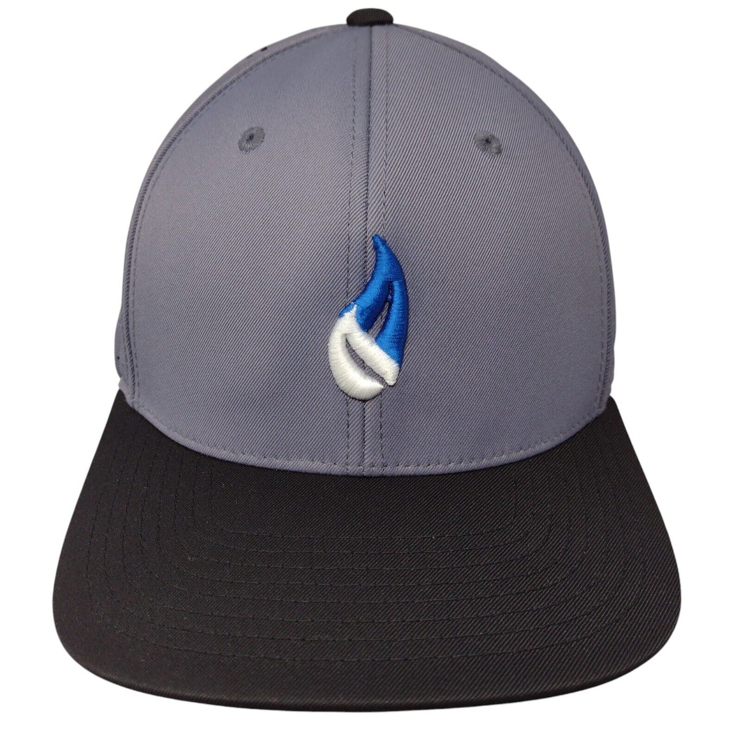Ignite Fitted Hat Gray L-XL Embroidered Flexfit Laser Cut Perforated