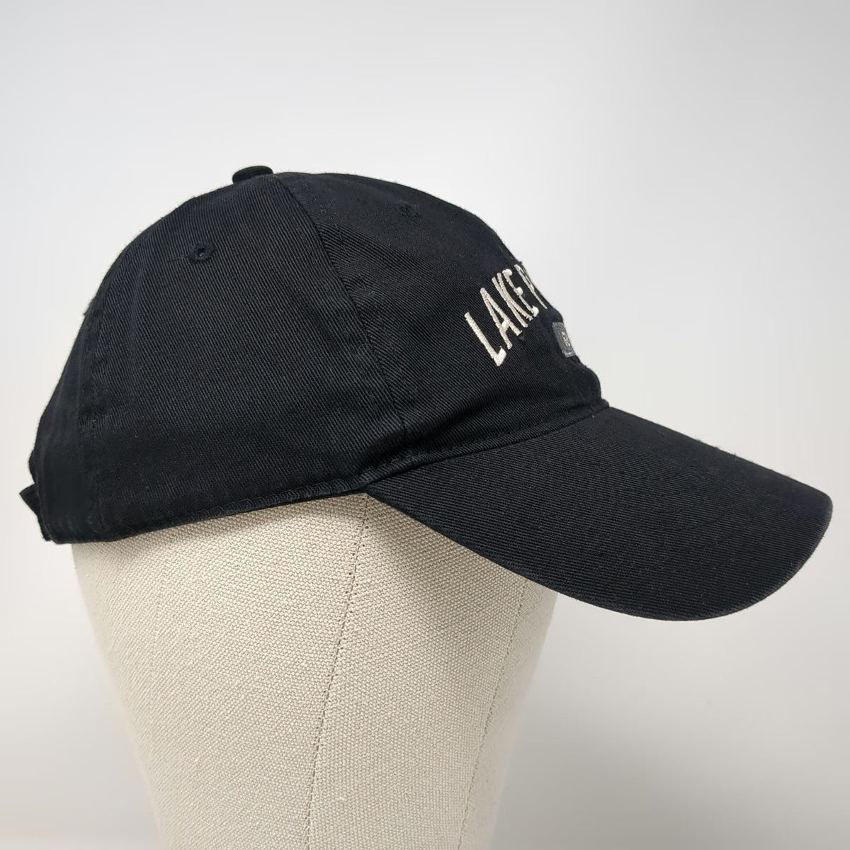 Ouray Sportswear Baseball Cap Black One Size Lake Powell 63 Cotton Strapback hat