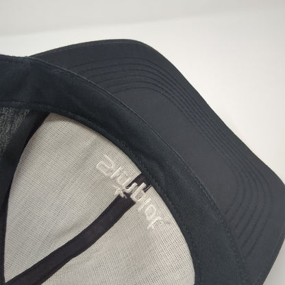 Simplot Snapback Hat Black One Size Adjustable Embroidered Solid 6 Panel