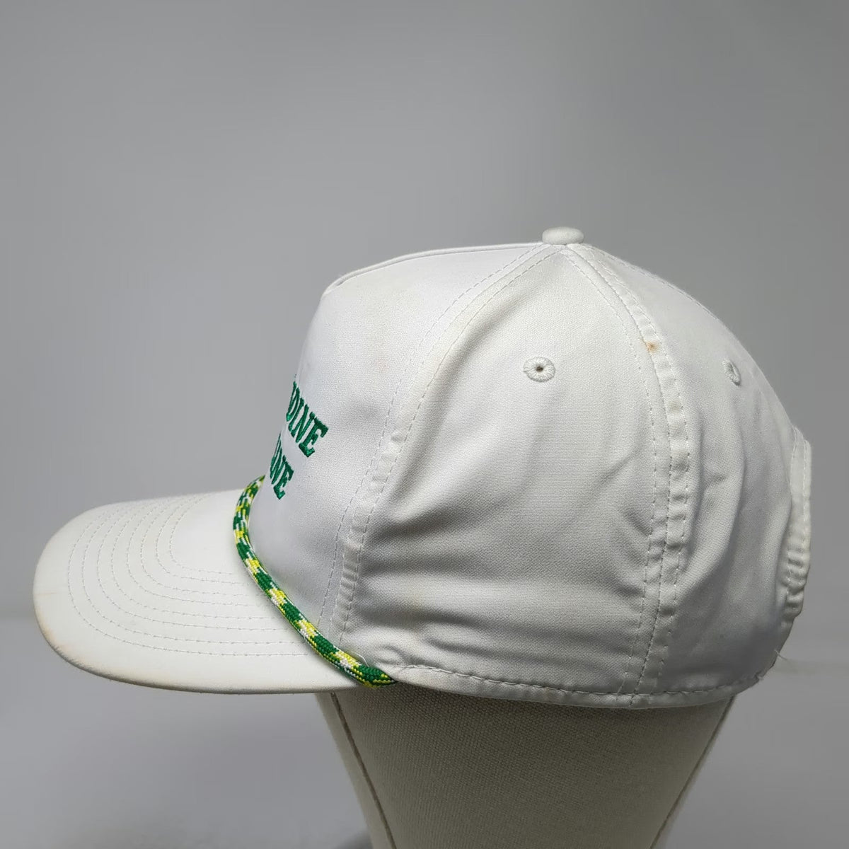 Imperial 5 Panel White One Size Muscadine Bloodline Green Rope Snapback Hat