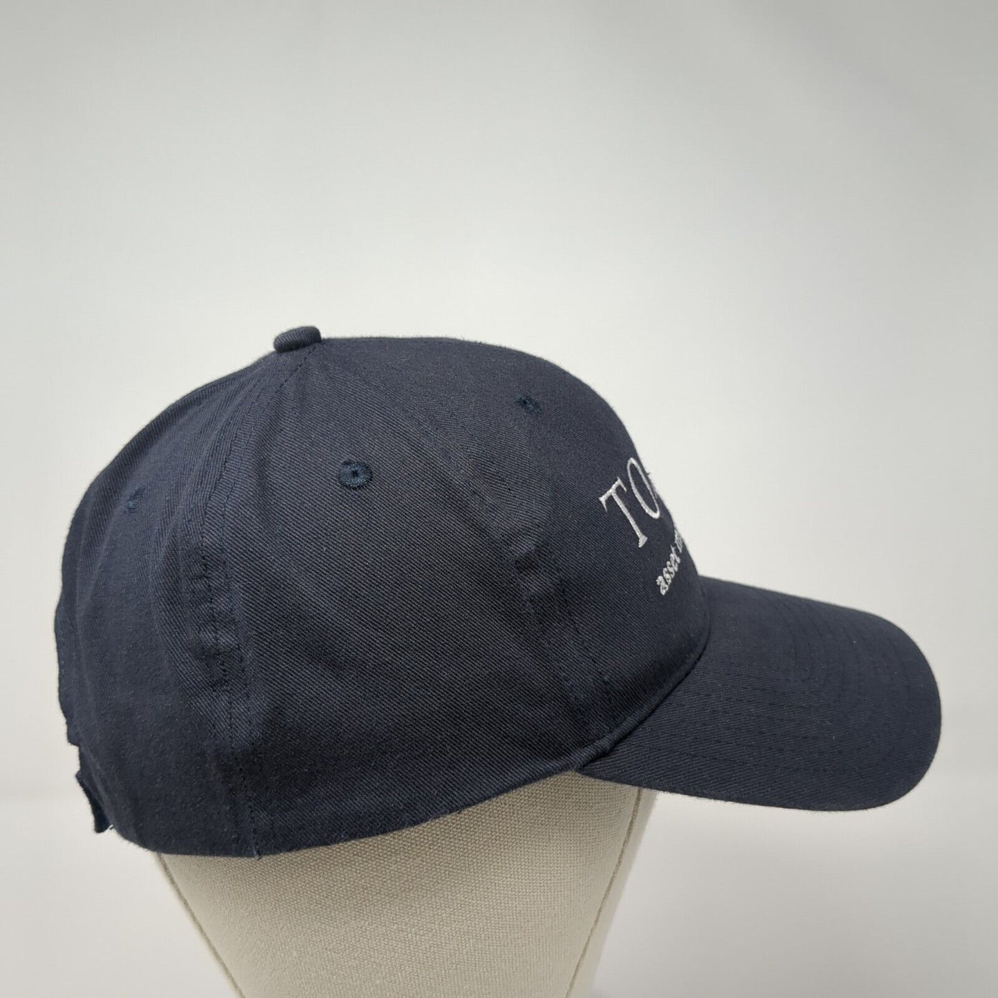 TOEWS Asset Management Strapback Baseball Cap Black OS Adjustable Embroidered