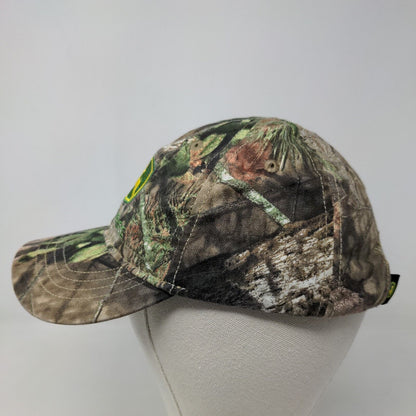 John Deere Boys Toddler Stretchy Hat Camo Size OS Embroidered Logo Cotton Blend