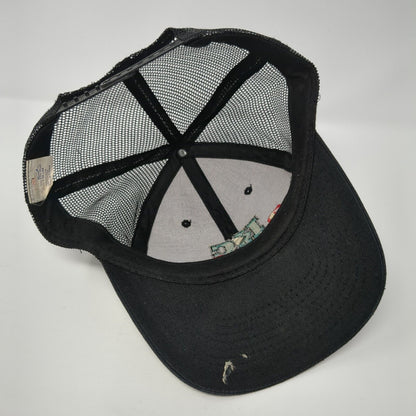 KC Power Shop Snapback Mesh Back Trucker Hat Black One Size Otto