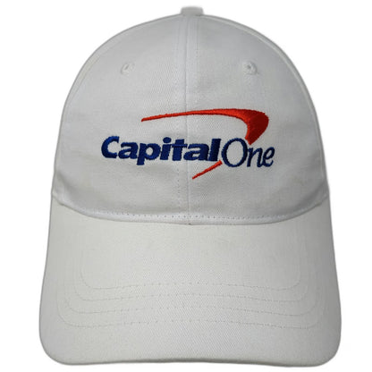 Cap America Baseball Cap White One Size Capital One Embroidered Strapback Hat