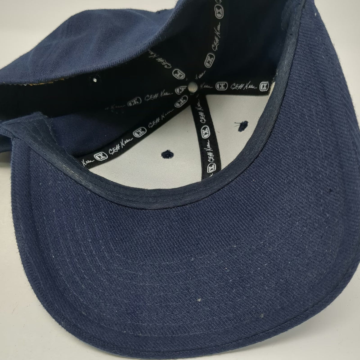 Cliff Keen Blue XL Baseball Cap Athletic Officials Blank Solid Stretch Hat