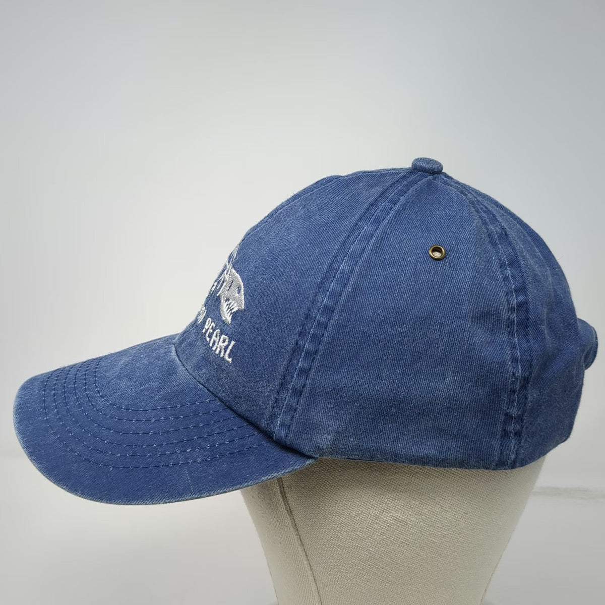 DMR Baseball Cap Blue One Size Fish Skeleton NCL Norwegian Pearl Cruise Ship Hat