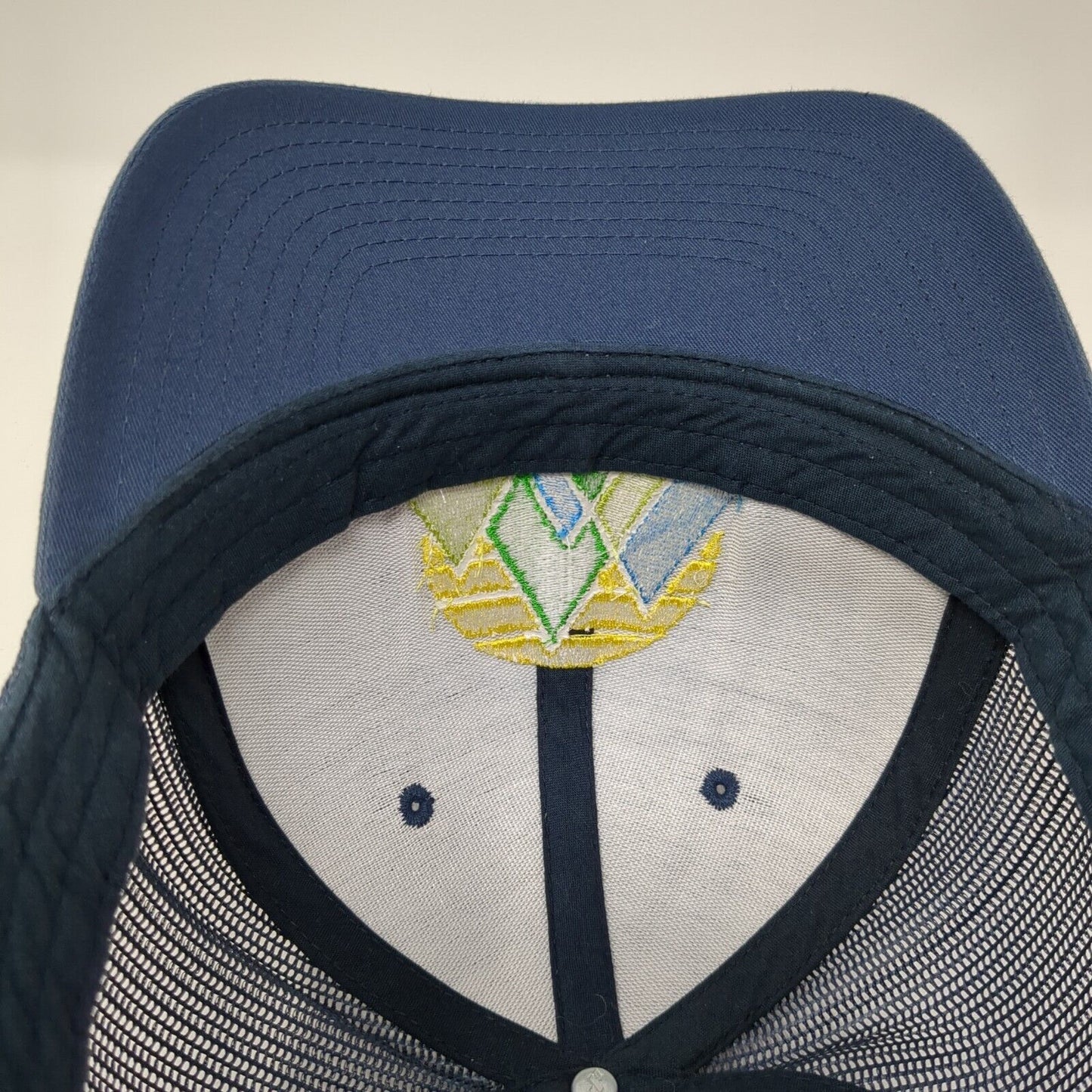 Gem State of Mind Snapback Mesh Back Trucker Hat Blue One Size Yupoong