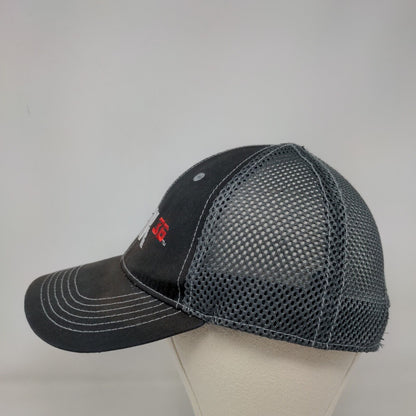 MK 36 Strapback Mesh Back Trucker Hat Multicolor OSFM Embroidered