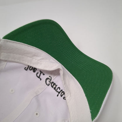 Joe T. Garcias Slideback Hat White OS Adjustable Embroidered Levelwear Classics