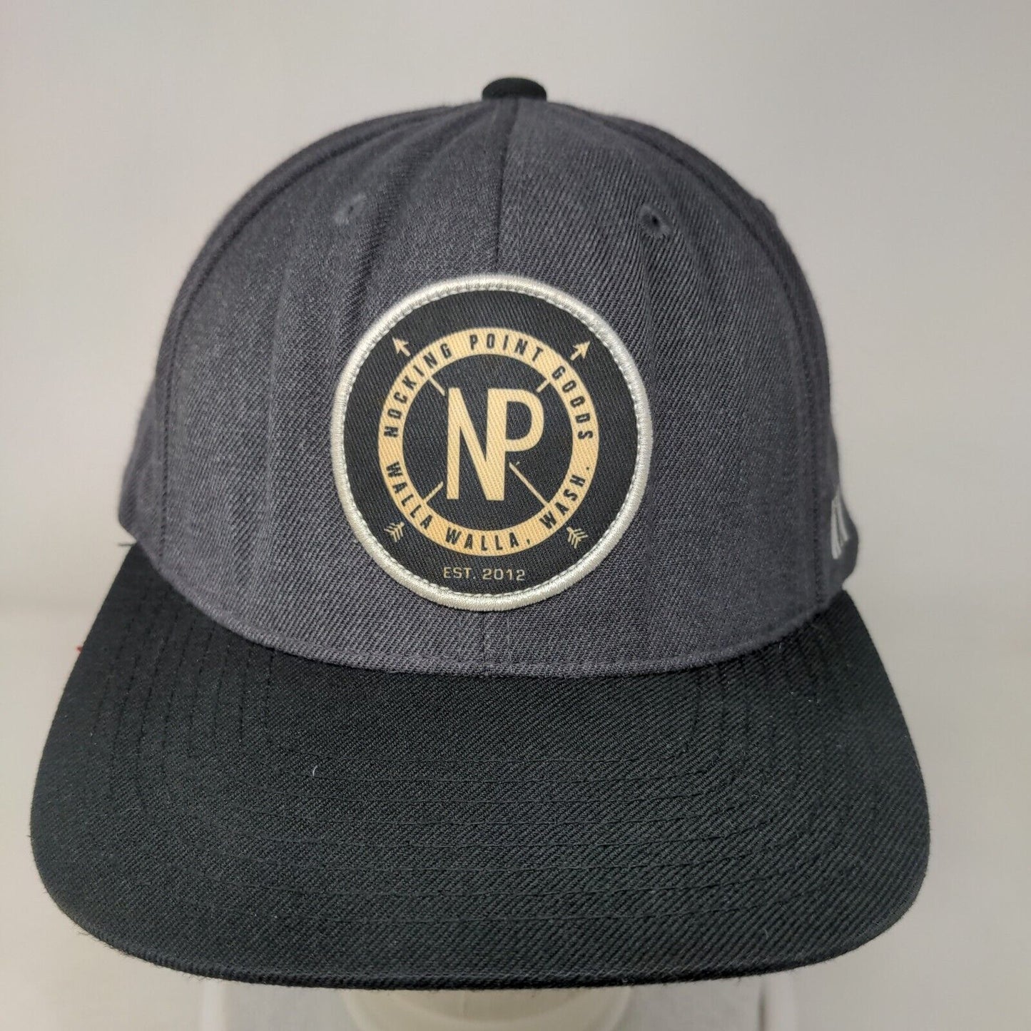 Nocking Point Goods Walla Walla Wash Snapback Hat Gray One Size Colorblock