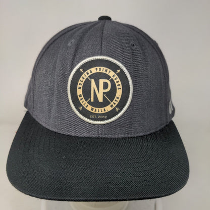 Nocking Point Goods Walla Walla Wash Snapback Hat Gray One Size Colorblock