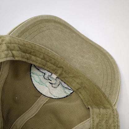 Adams Baseball Cap Beige One Size NH Audubon Volunteer Loon Bird Strapback Hat