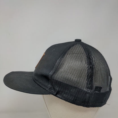The Overflow Worship Band Snapback Trucker Hat Black One Size Mesh Back
