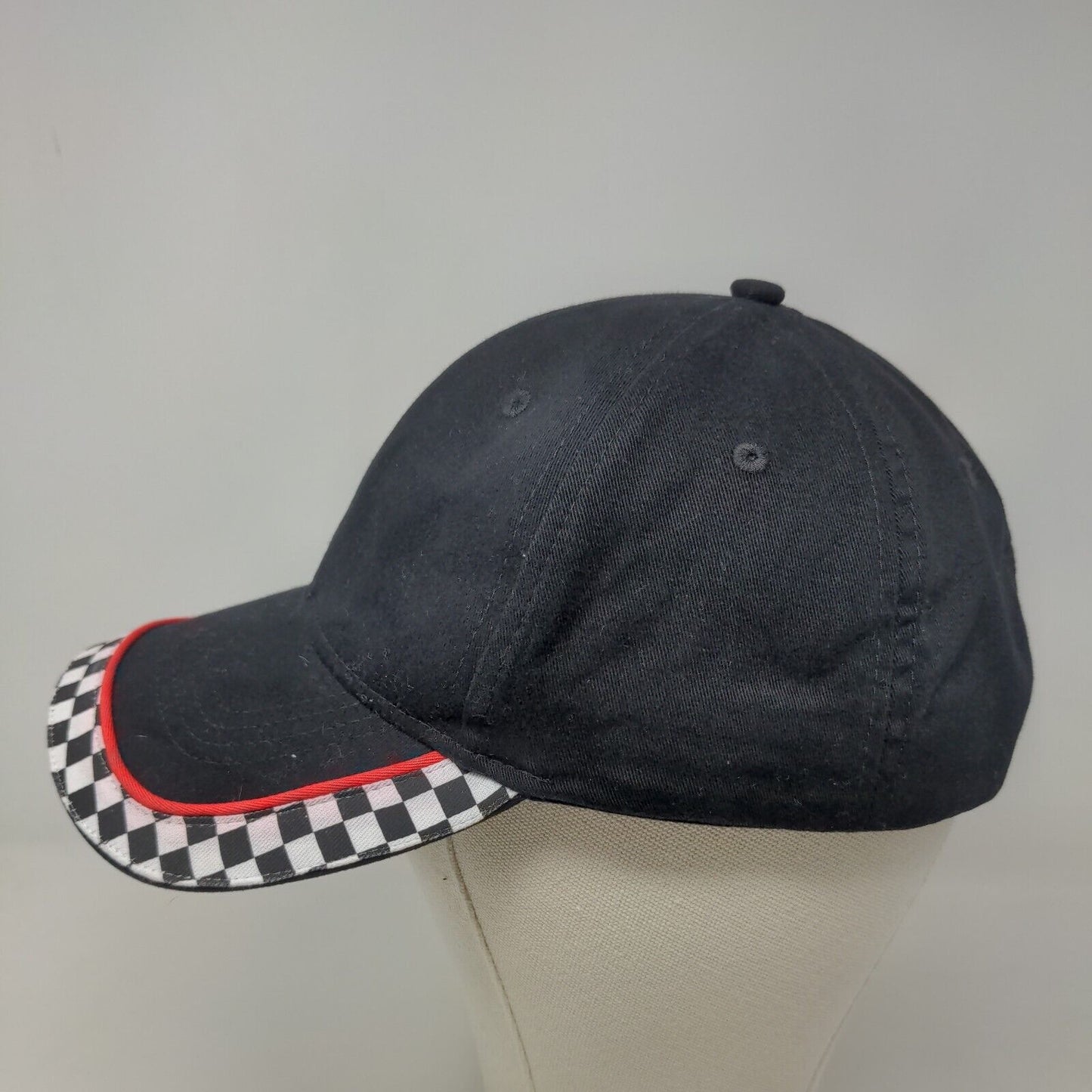 ArmyCrew Men's Strapback Hat Black Checkered Size 58CM 100% Cotton