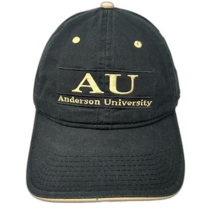 Anderson University NCAA The Game Black One Size Slideback Gold Embroidery Hat