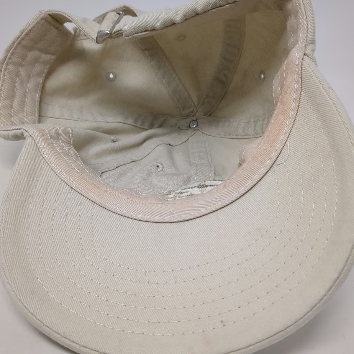 Subaru Logo Baseball Cap Beige One Size Embroidered Adjustable Slideback Hat