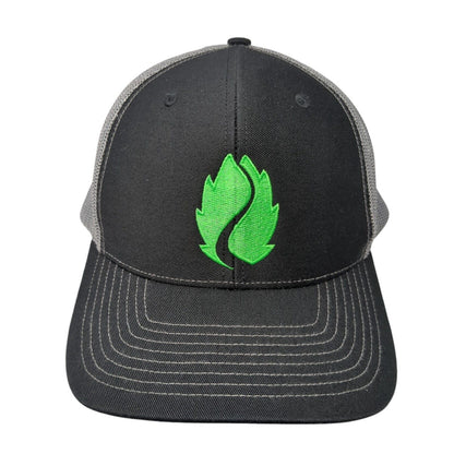 Hop Valley Brewing Co Snapback Trucker Hat Black One Size Richardson
