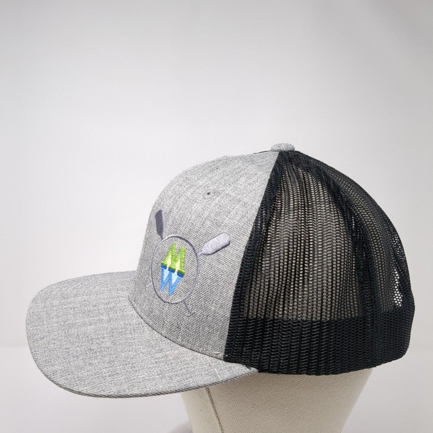 Mackay Wilderness River Trips Idaho Snapback Trucker Hat Gray One Size Mesh Back