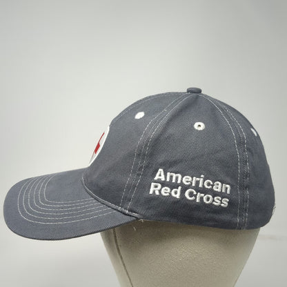 American Red Cross Baseball Cap Gray One Size Embroidered Logo Adjustable hat