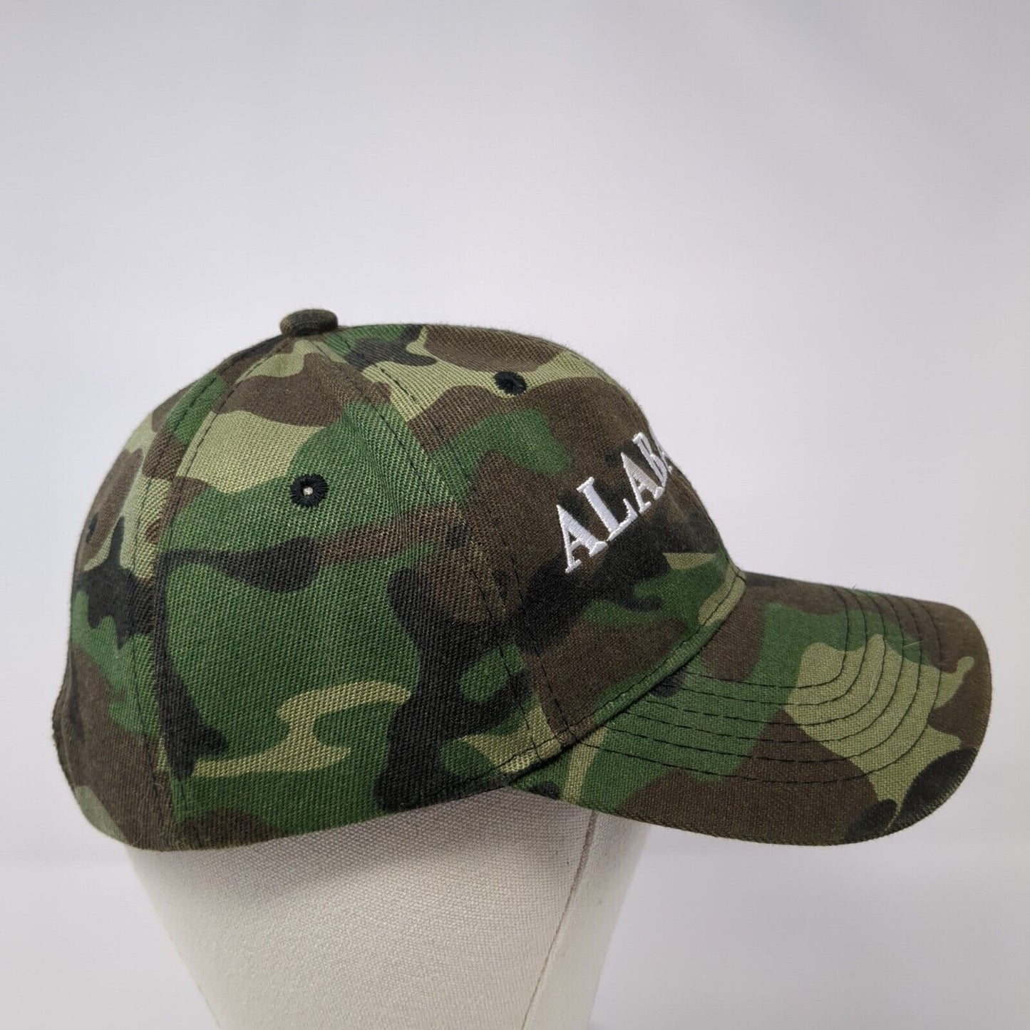 Alabama Strapback Hat Camouflage One Size Adjustable Embroidered
