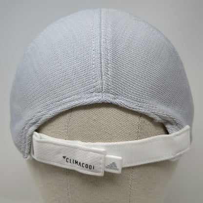 Adidas Baseball Cap Gray One Size ClimaCool Breathable Adjustable Strapback Hat