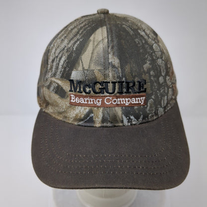 McGuire Bearing Company Slideback Hat Camouflage OSFA Adjustable Embroidered