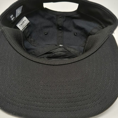 TaylorMade 5 Panel Black One Size Golf Snapback Rope Hat Cotton Patch Logo Flat