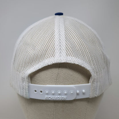 Richardson Trucker Hat Blue One Size Idaho Equine Hospital Horse Mesh Snapback