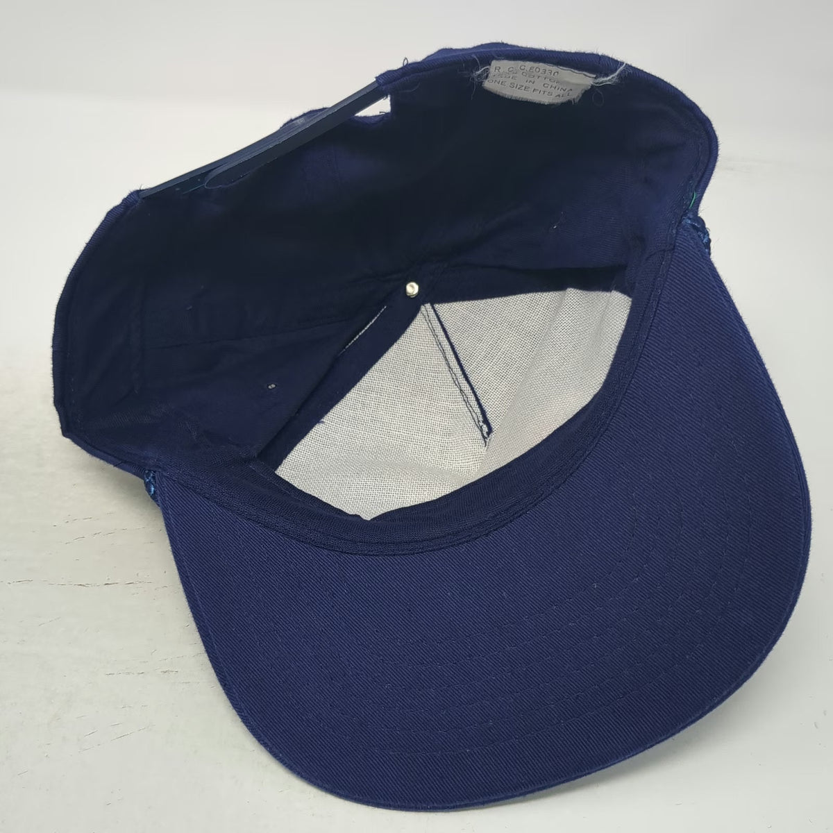 Avemco Insurance Company 5 Panel Blue One Size Rope Snapback Airplane Hat Cotton