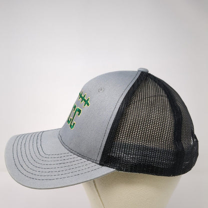 MCC Snapback Trucker Hat Gray One Size Mesh Back Embroidered NV Caps