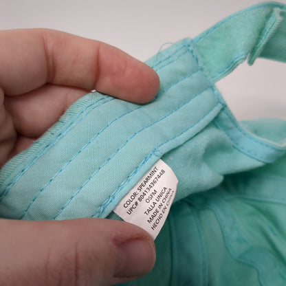 Unbranded Strapback Hat Spearmint Blue One Size Adjustable Solid Blank