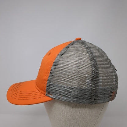 Dri-Duck Strapback Trucker Hat Orange One Size Mesh Back Wildlife Series