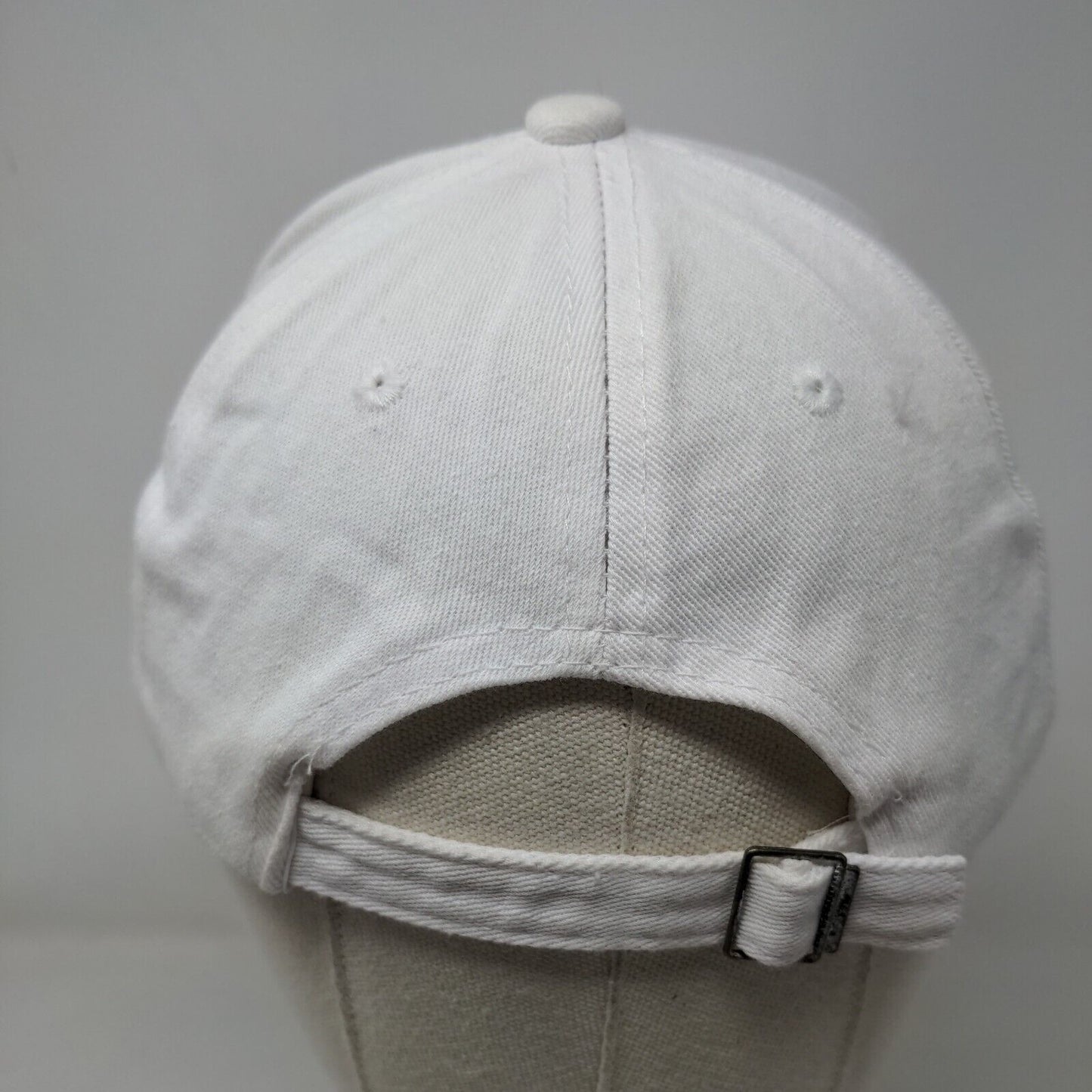 Not Really Slideback Hat White One Size Adjustable Embroidered 6 Panel
