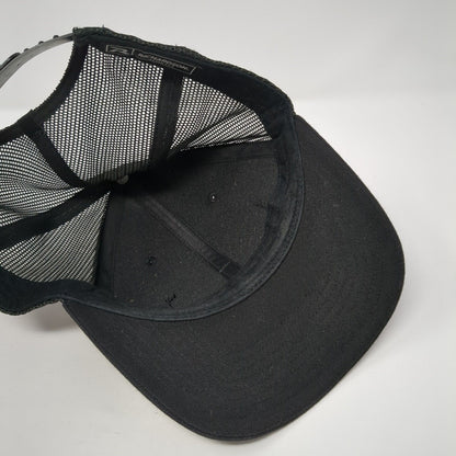 Stronger Men's Conference Snapback Trucker Hat Black One Size Mesh Back