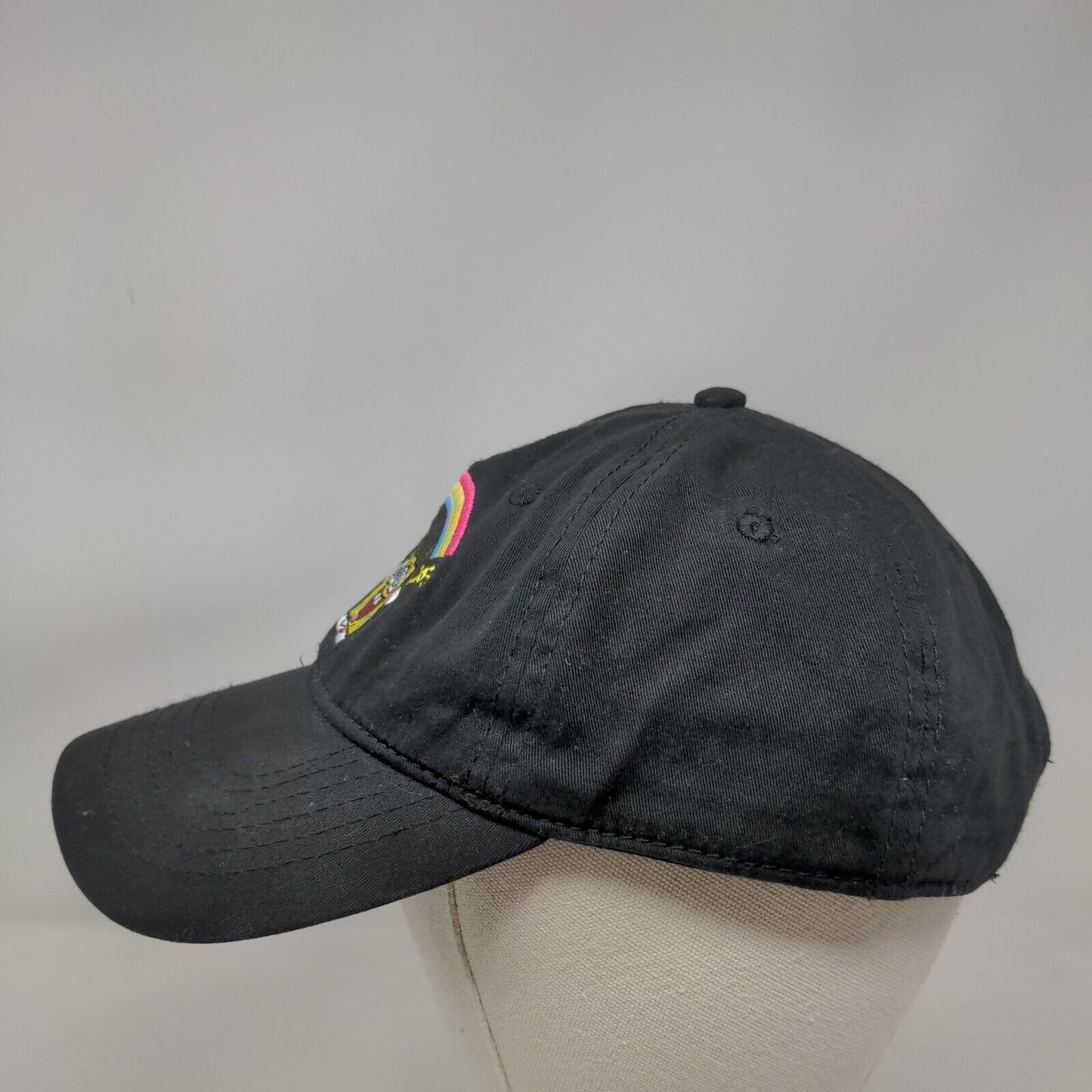 Nickelodeon SpongeBob Squarepants Slideback Hat Black One Size Embroidered