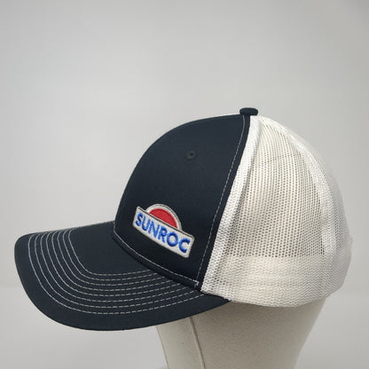 Sunroc Snapback Mesh Back Trucker Hat Black One Size Port Authority