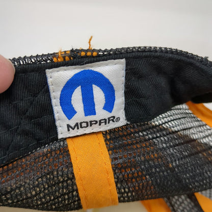 H3 Headwear Hemi Powered Mopar Trucker Hat Black One Size Mesh Back Stitching