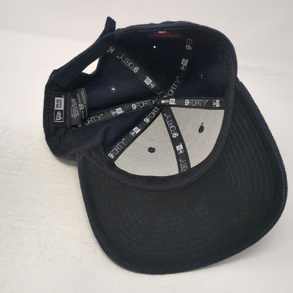 New Era MLB Boston Red Sox Baseball Cap Blue One Size 9FORTY Strapback Hat Logo